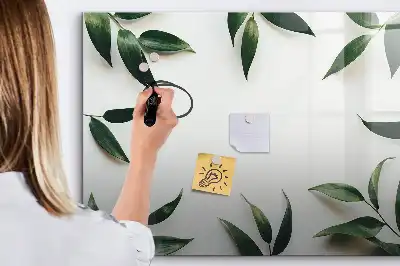 Beschreibbare Magnettafel in Blätterrahmen-Optik