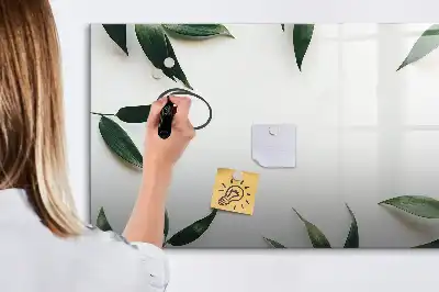 Beschreibbare Magnettafel in Blätterrahmen-Optik