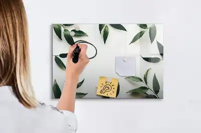Beschreibbare Magnettafel in Blätterrahmen-Optik