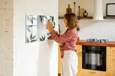 Beschreibbare Magnettafel in Blätterrahmen-Optik