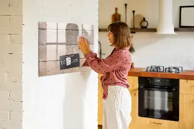 Schreib-Magnettafel mit dem Spruch Text Du schaffst das