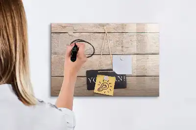 Schreib-Magnettafel mit dem Spruch Text Du schaffst das