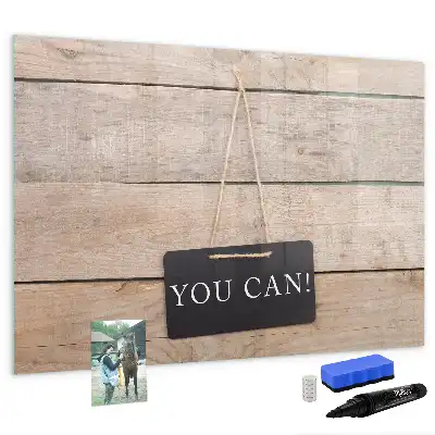 Schreib-Magnettafel mit dem Spruch Text Du schaffst das