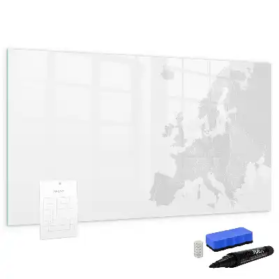 Schreib-Magnettafel mit Europa-Karte