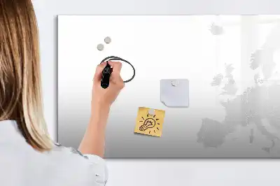 Schreib-Magnettafel mit Europa-Karte