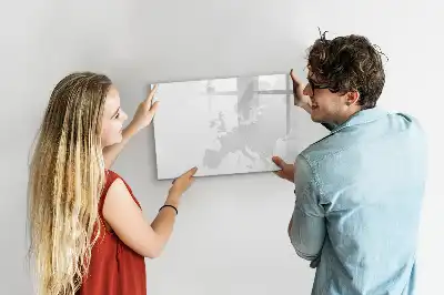 Schreib-Magnettafel mit Europa-Karte