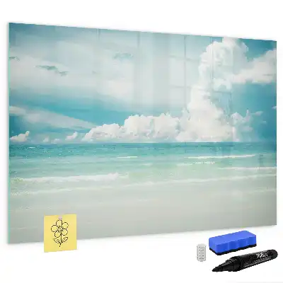 Beschreibbare Magnettafel mit Motiv Meereslandschaft