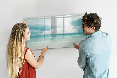 Beschreibbare Magnettafel mit Motiv Meereslandschaft