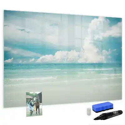 Beschreibbare Magnettafel mit Motiv Meereslandschaft