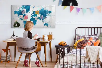 Magnetische Schreibtafel Weltkarte magnetische Weltkarte zum Beschreiben