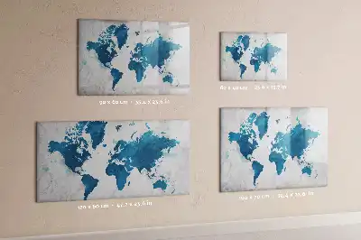 Magnetische Schreibtafel Weltkarte magnetische Weltkarte zum Beschreiben