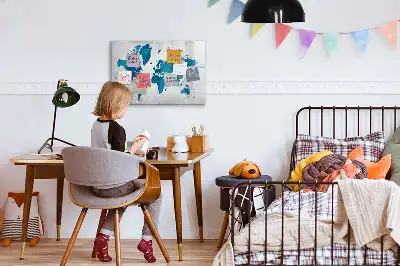 Magnetische Schreibtafel Weltkarte magnetische Weltkarte zum Beschreiben