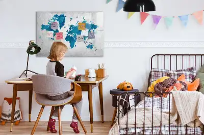 Magnetische Schreibtafel Weltkarte magnetische Weltkarte zum Beschreiben
