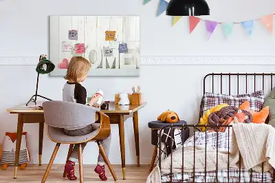 Beschreibbare Magnettafel Text Zuhause