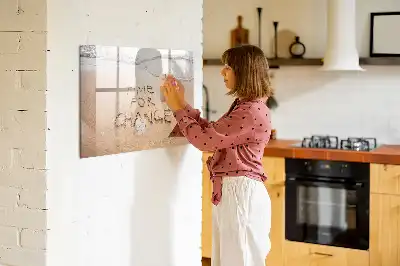 Schreib-Magnettafel mit dem Motiv Zitat am Strand