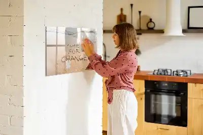 Schreib-Magnettafel mit dem Motiv Zitat am Strand