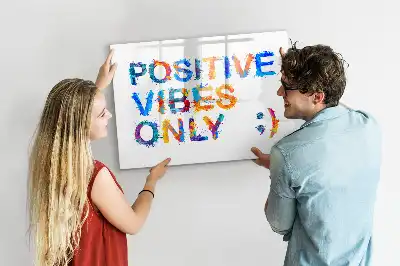 Schreib-Magnettafel mit positivem Zitat