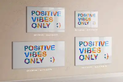 Schreib-Magnettafel mit positivem Zitat