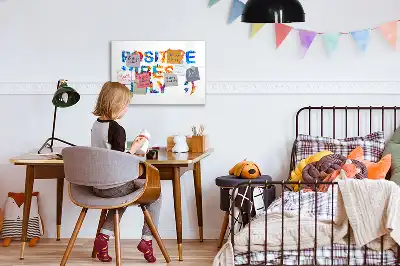 Schreib-Magnettafel mit positivem Zitat