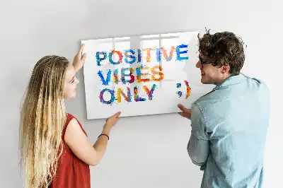 Schreib-Magnettafel mit positivem Zitat