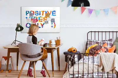 Schreib-Magnettafel mit positivem Zitat