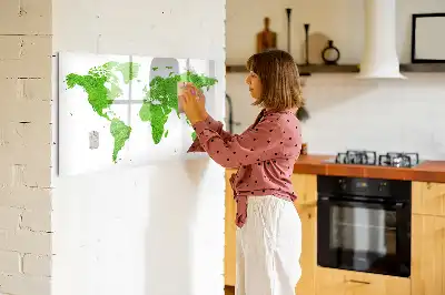 Schreib-Magnettafel aus grünem Gras