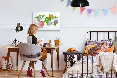 Schreib-Magnettafel aus grünem Gras