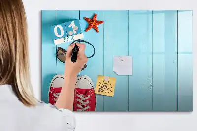 Beschreibbare Magnettafel Motiv Erster Sommertag
