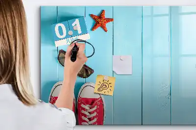 Beschreibbare Magnettafel Motiv Erster Sommertag