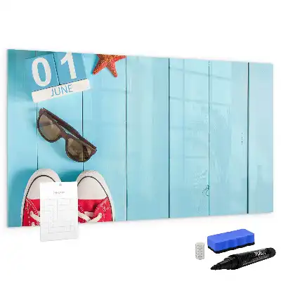 Beschreibbare Magnettafel Motiv Erster Sommertag