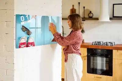 Beschreibbare Magnettafel Motiv Erster Sommertag
