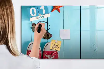 Beschreibbare Magnettafel Motiv Erster Sommertag