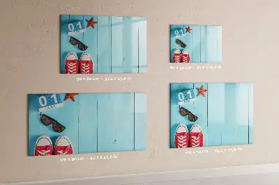 Beschreibbare Magnettafel Motiv Erster Sommertag