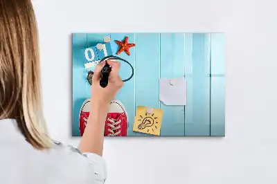 Beschreibbare Magnettafel Motiv Erster Sommertag