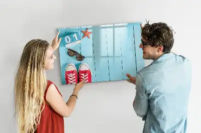 Beschreibbare Magnettafel Motiv Erster Sommertag