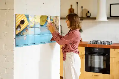 Magnettafel zum Schreiben als Strandzubehör