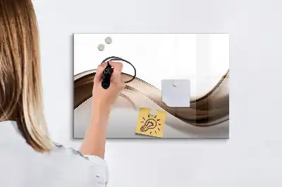 Schreib-Magnettafel Abstrakte Linie
