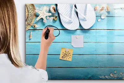 Magnettafel zum Beschreiben praktisches Zubehör für den Urlaub