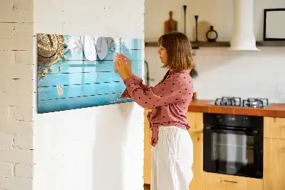 Magnettafel zum Beschreiben praktisches Zubehör für den Urlaub
