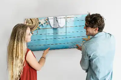 Magnettafel zum Beschreiben praktisches Zubehör für den Urlaub