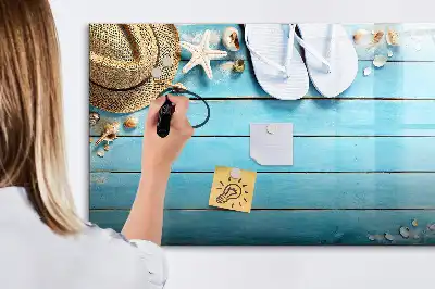 Magnettafel zum Beschreiben praktisches Zubehör für den Urlaub