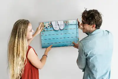 Magnettafel zum Beschreiben praktisches Zubehör für den Urlaub