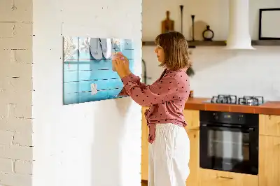 Magnettafel zum Beschreiben praktisches Zubehör für den Urlaub