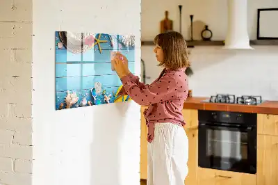 Schreibmagnettafel als Strandzubehör