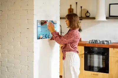 Schreibmagnettafel als Strandzubehör
