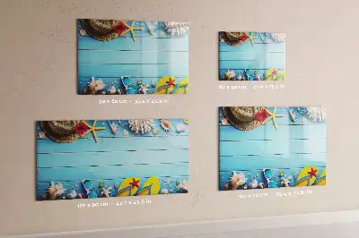 Schreibmagnettafel als Strandzubehör