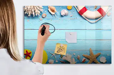 Beschreibbare Magnettafel für Strand-Gadgets