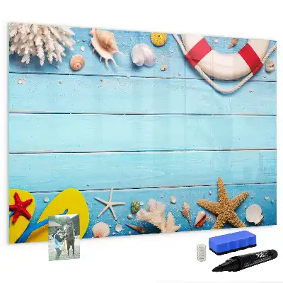 Beschreibbare Magnettafel für Strand-Gadgets