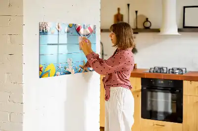 Beschreibbare Magnettafel für Strand-Gadgets