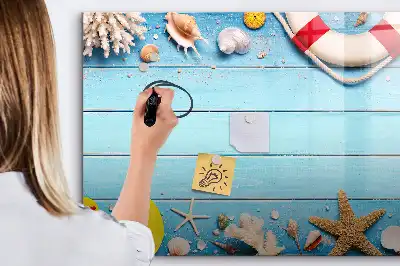 Beschreibbare Magnettafel für Strand-Gadgets